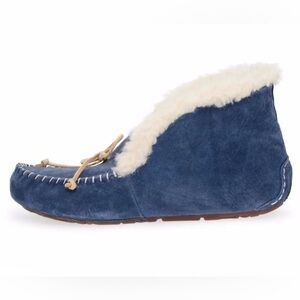 UGG Blue and Cream Women's Moccasins
